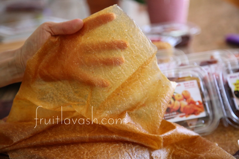 All Natural Food with Fruit - Fruit Lavash